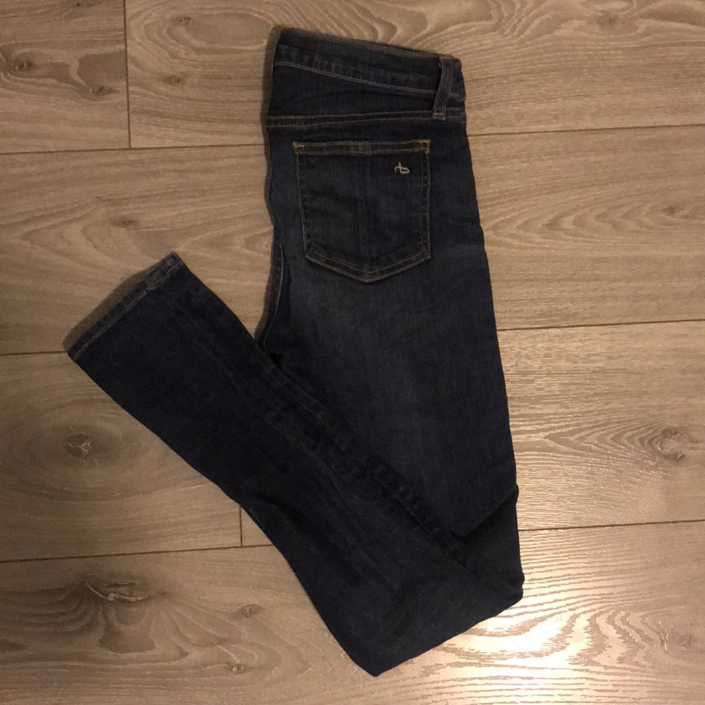 Rag and bone high rise skinny jeans size 25